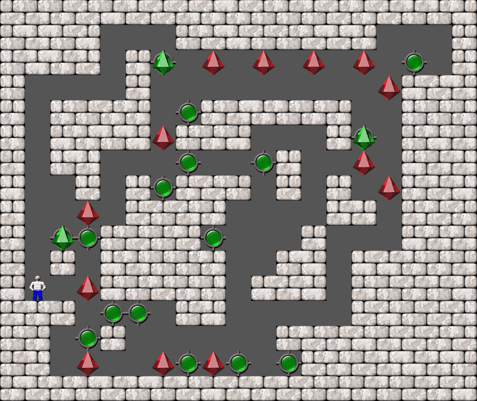 Sokoban Bugs550 collection level 298